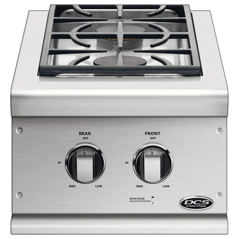DCS Built-In Natural Gas Double Side Burner in Stainless Steel, , large