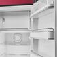 SMEG 9.53 Cu. Ft. Freestanding Compact Refrigerator with Right Handle in Ruby Red, , large