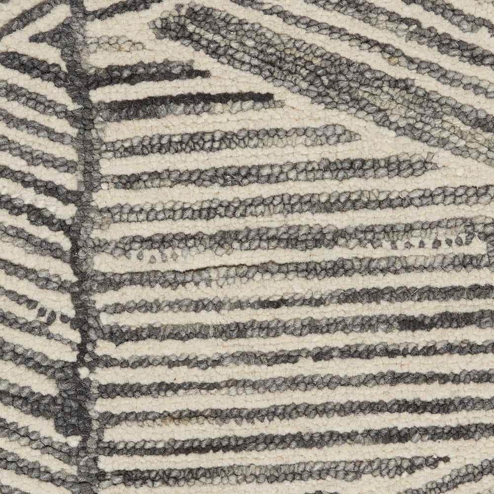 Nourison Colorado 5&#39;3&quot; x 7&#39;3&quot; Grey and White Area Rug, , large