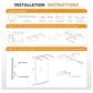 HOMLUX 48" x 24" Frameless Full Length Wall Mounted Fitness Mirror in Silver (Set of 2), , large
