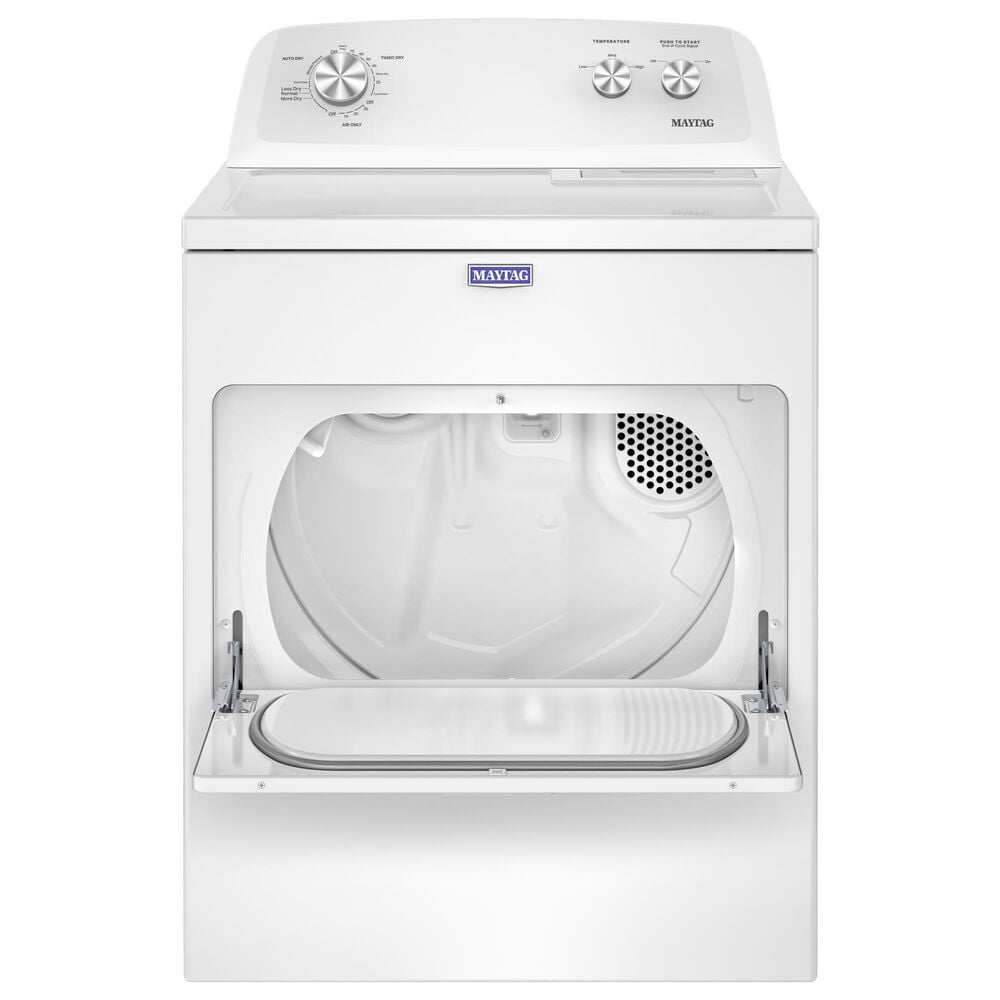 Maytag 7 Cu. Ft. Top Load Gas Wrinkle Prevent Dryer in White, , large