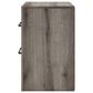 Ashley Graystorm 2-Drawer Nightstand in Weathered Gray, , large