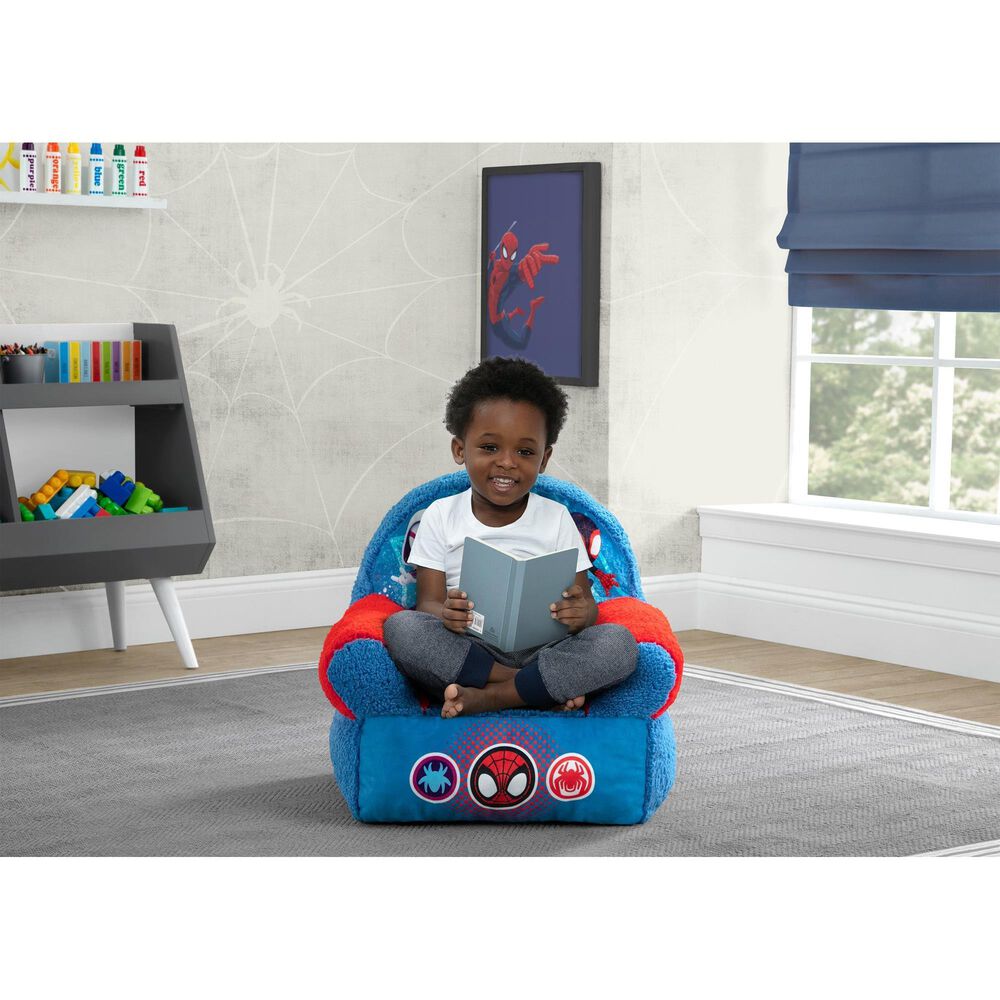 Delta Children Spidey and His Amazing Friends Cozee Buddy Chair in Blue, , large