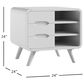 Waltham Marlowe End Table in Black, , large