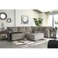 Ashley Ballinasloe 3-Piece Left Facing U-Shaped Sectional in Platinum, , large