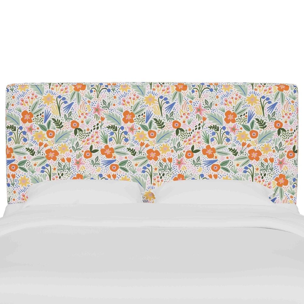 Skyline Furniture Elly King Headboard in Merida Multicolor, , large