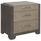 Nicolette Home Anderson Park Dark 4-Piece King Upholstered Bedroom Set in Moose Trail and Frontier Brown, , large