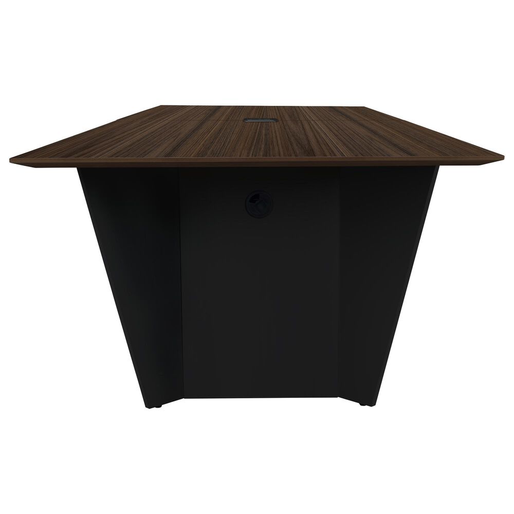 Regency Global Sourcing Array 96" Conference Table in Black and Neo Walnut, , large