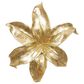 Maple and Jade 18" x 16" Contemporary Flowers Wall Decor in Gold (Set of 3), Gold, large