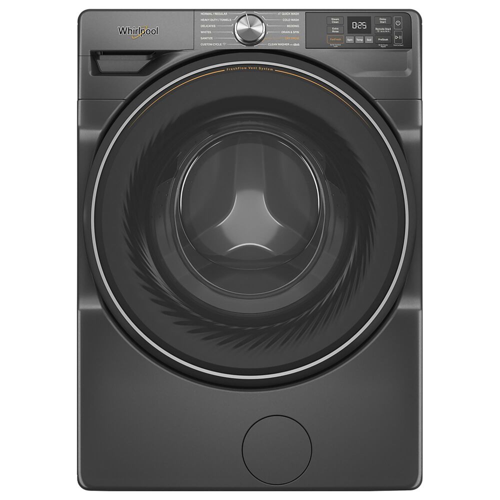 Whirlpool 4.5 cu. ft. Smart Front Load Washer with FreshFlow Vent System in Volcano Black, , large