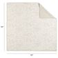 New Haus Olive Branches Muslin Quilt in Green and White, , large