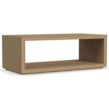 Flexsteel Waterfall Rectangular Coffee Table with Casters in Light Oak, , large
