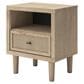 Ashley Cielden 1-Drawer Nightstand in Tan, , large