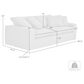 Blue River Liberty Stationary Sofa in Slate Gray, , large