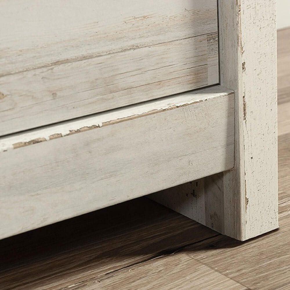 Sauder River Ranch 4-Piece Full/Queen Bedroom Set in White Plank, , large