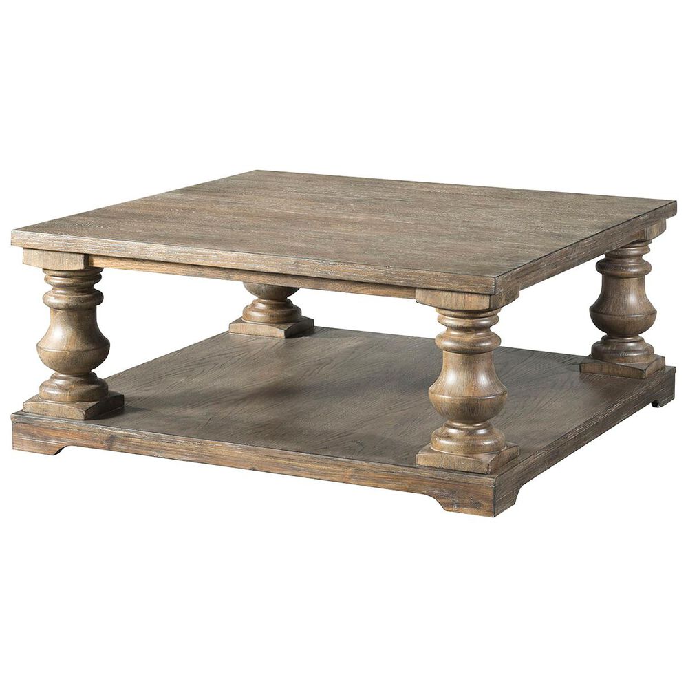 Lane Charleston Square Cocktail Table in Barley Oak, , large