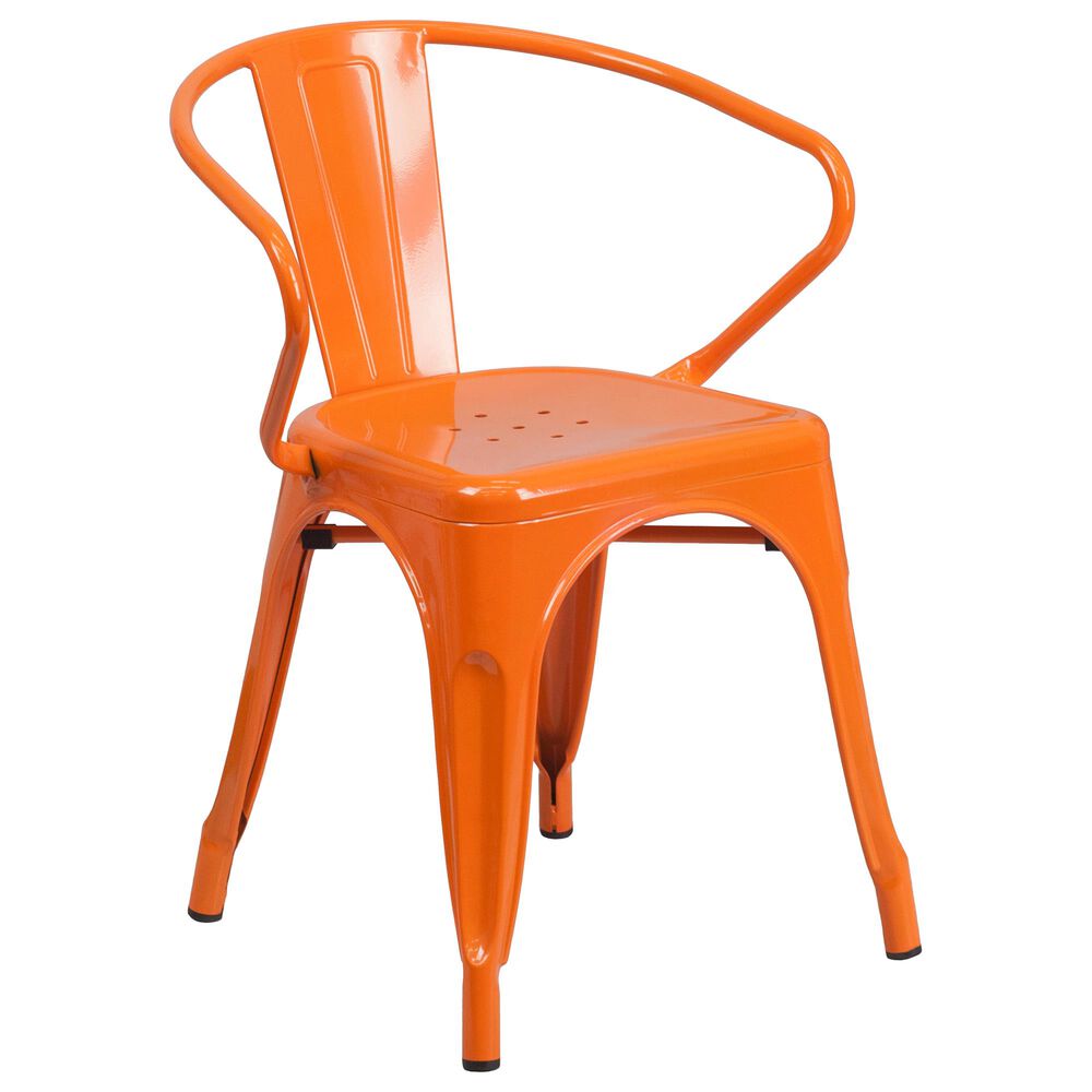 Flash Furniture Arm Chair in Orange, , large