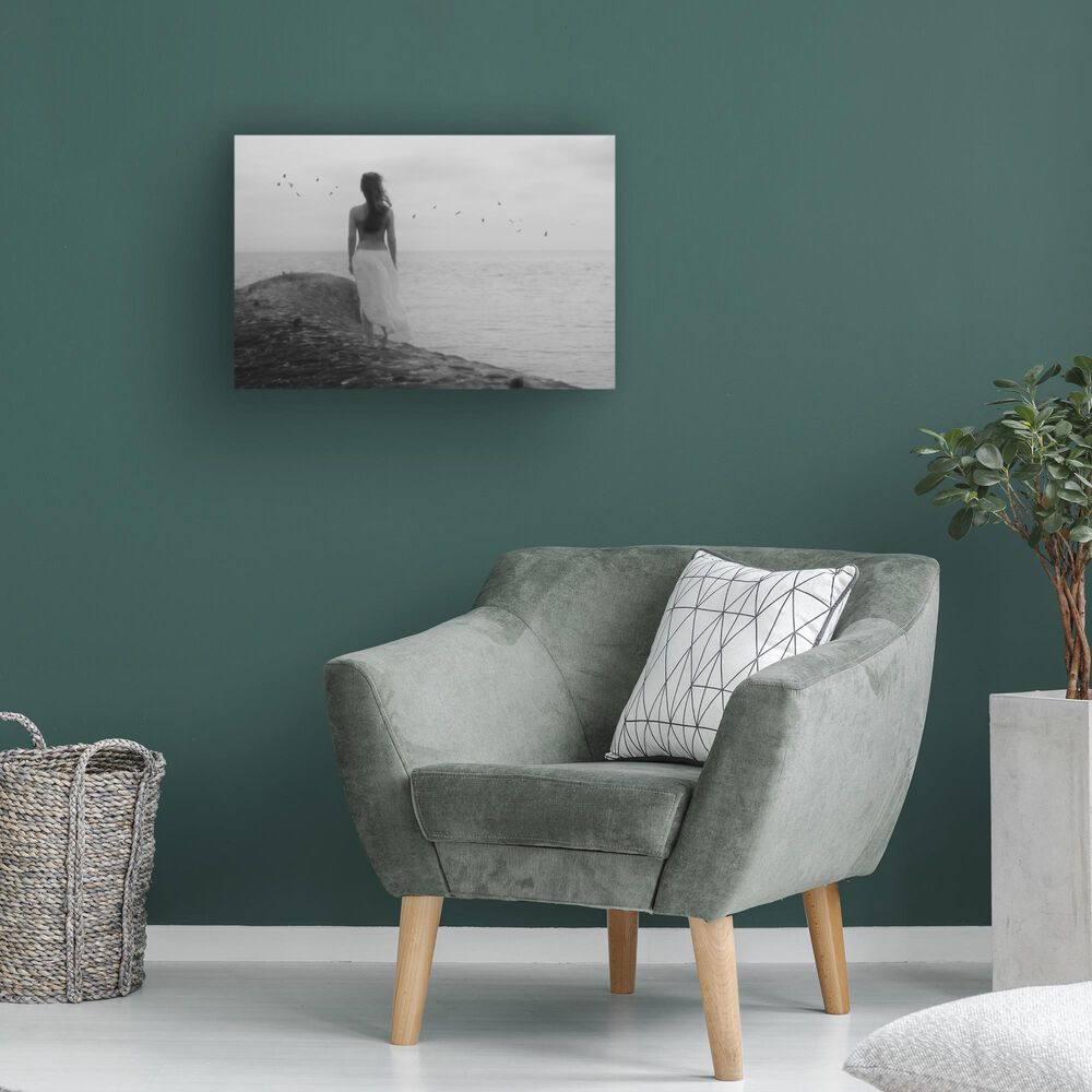 Timberlake Jacob Tuinenga &#39;What Else Is There&#39; 16&quot; x 24&quot; Canvas Art in White/Grey/Black, , large