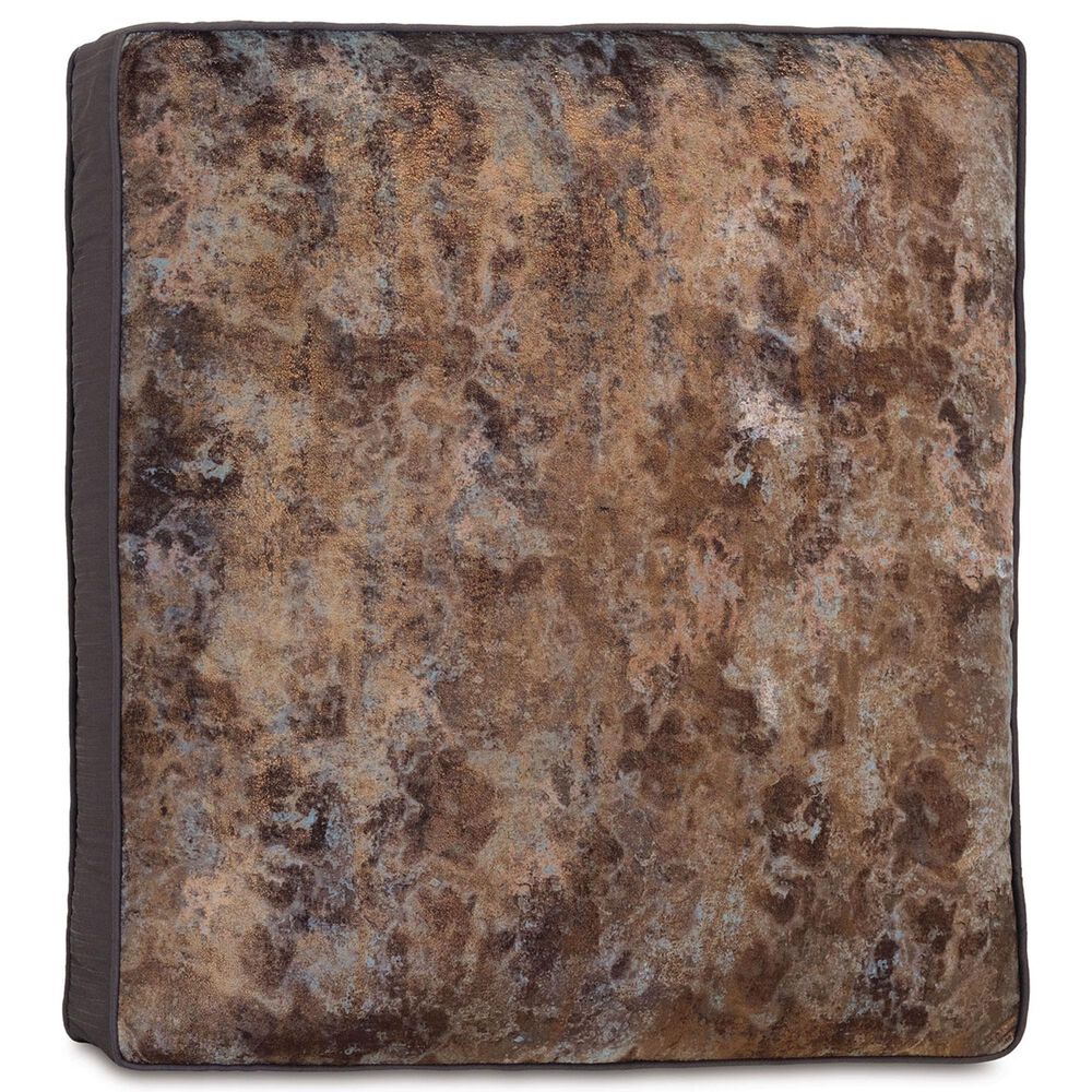 Eastern Accents Priscilla 27&quot; Square Euro Pillow Sham in Heidi Copper and Edris Charcoal, , large