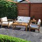 Linon Home Decor Carenen Patio Coffee Table in Natural, , large