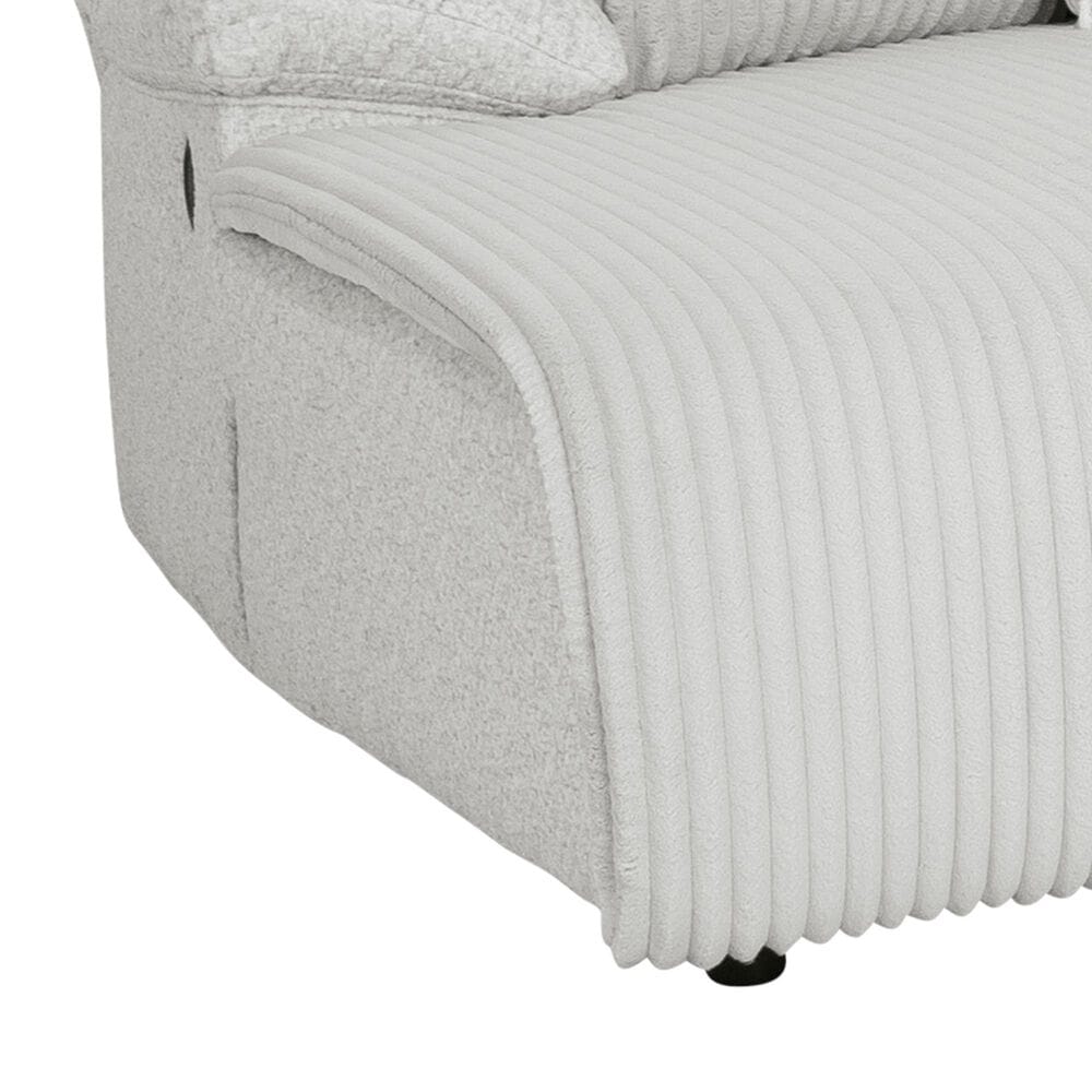 Ashley Top Tier 6-Piece Manual Reclining Sectional with Chaise in Alloy, , large