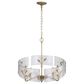 Golden Lighting Bloem 5-Light Pendant in White Gold, , large