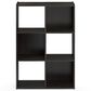 HOMLUX 6-Cube Cubic Storage Organizer Bookcase in Espresso, , large