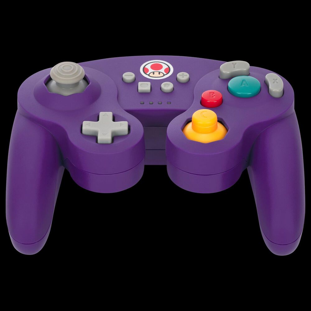 Surge GameCube Style Wireless Controller for Nintendo Switch in Purple Toad, , large