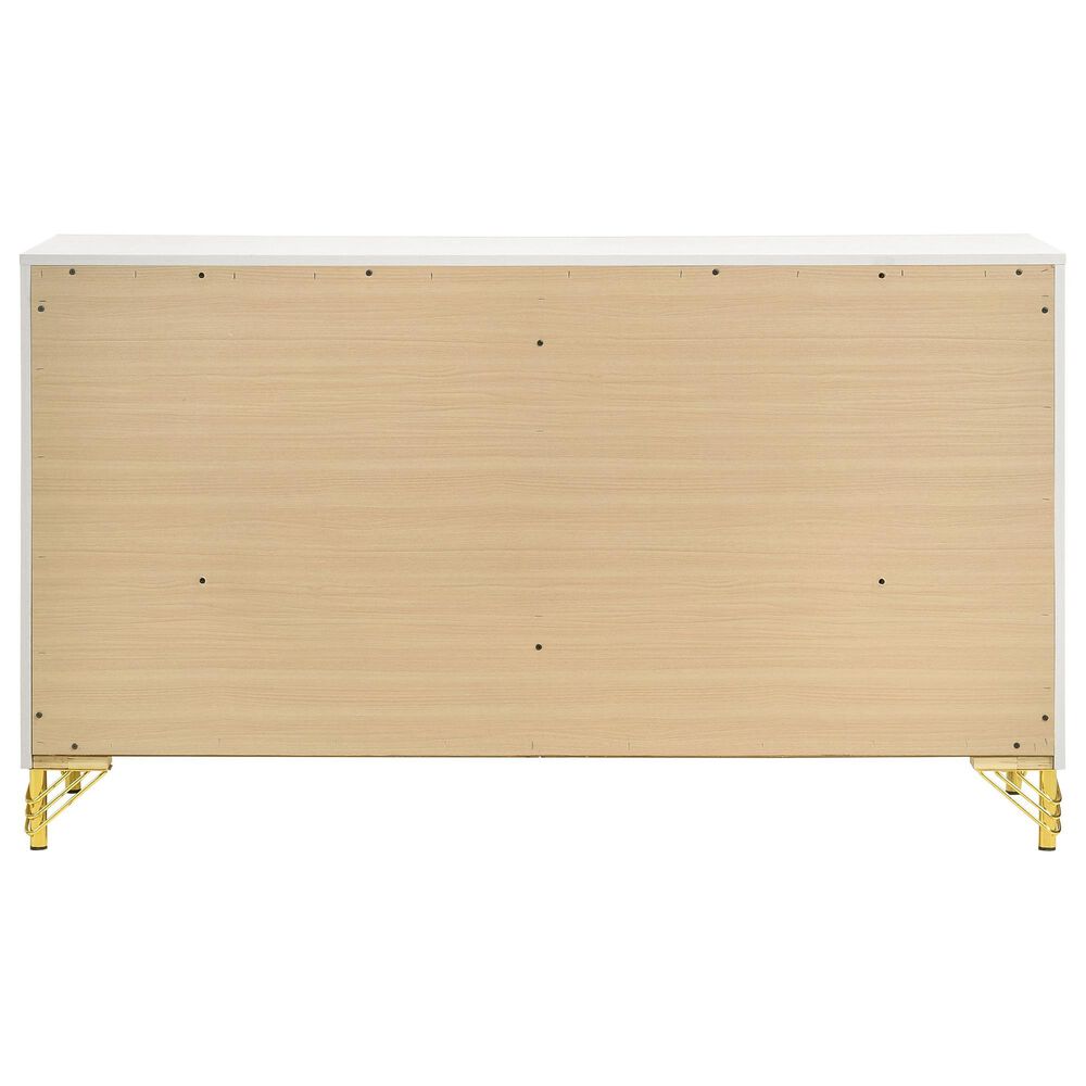 Pacific Landing Lucia 4-Piece Queen Bedroom Set in Beige, , large