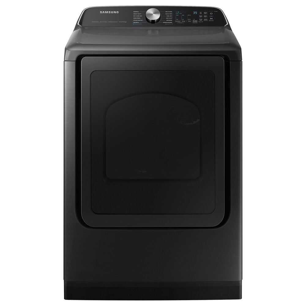 Samsung 5.5 Cu. Ft. Top Load Washer and 7.4 Cu. Ft. Gas Dryer in Black , , large