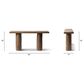 Jennifer Taylor Home Arbor 60" Console Table in Heritage Medium Dark Brown, , large
