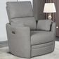 Eastern Shore Compass Power Swivel Glider with USB in Pebble, , large