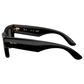 Rayban Glasses A$AP Rocky Wayfarer Puffer Sunglasses with Ultra Black Lenses in Polished Black, , large