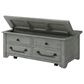 Martin Svensson Home Beach House Lift Top Trunk Coffee Table in Dove Grey, , large