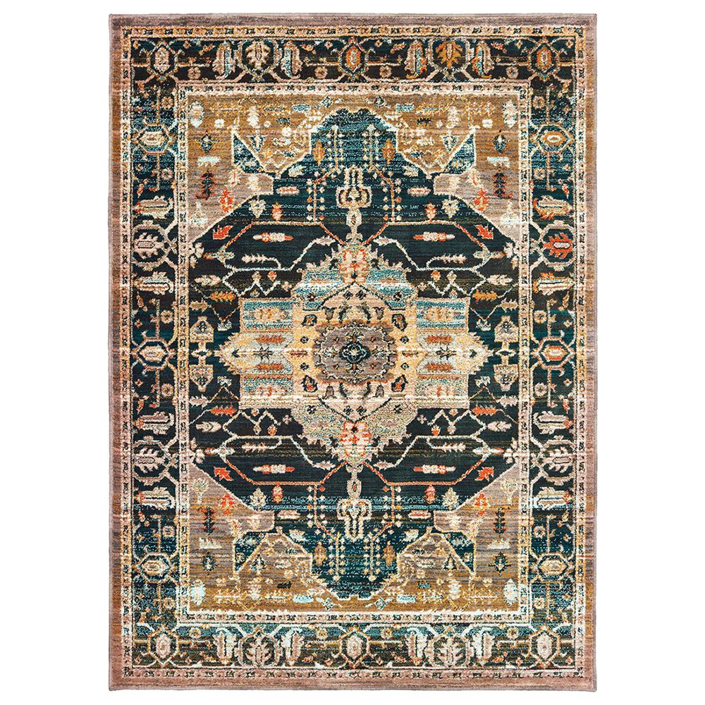 Oriental Weavers Sedona 9592B 9"10" x 12"10" Blue Area Rug, , large