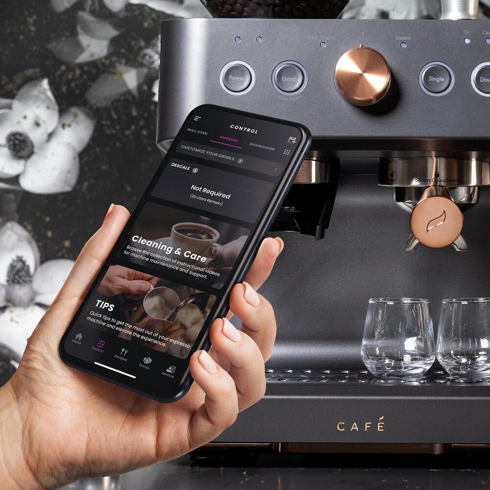 Cafe 2.8 L Bellissimo Espresso Machine in Matte Black, , large