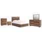 Ashley Chirason 5-Piece Queen Platform Bedroom Set in Brown, , large