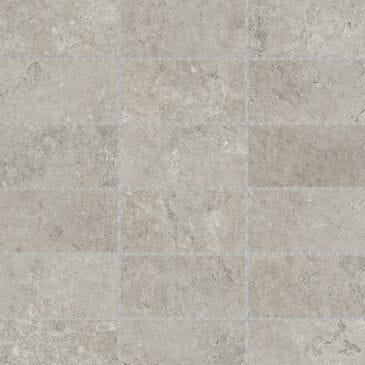Emser Culver Gray 12" x 12" Porcelain Mosaic Tile, , large