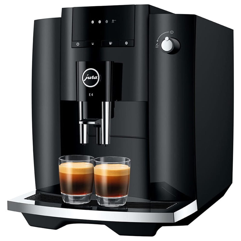 Jura E4 64 Oz Automatic Coffee Machine in Piano Black, , large