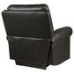 Flexsteel Alexander Power Leather Recliner in Weathered Stone, , large