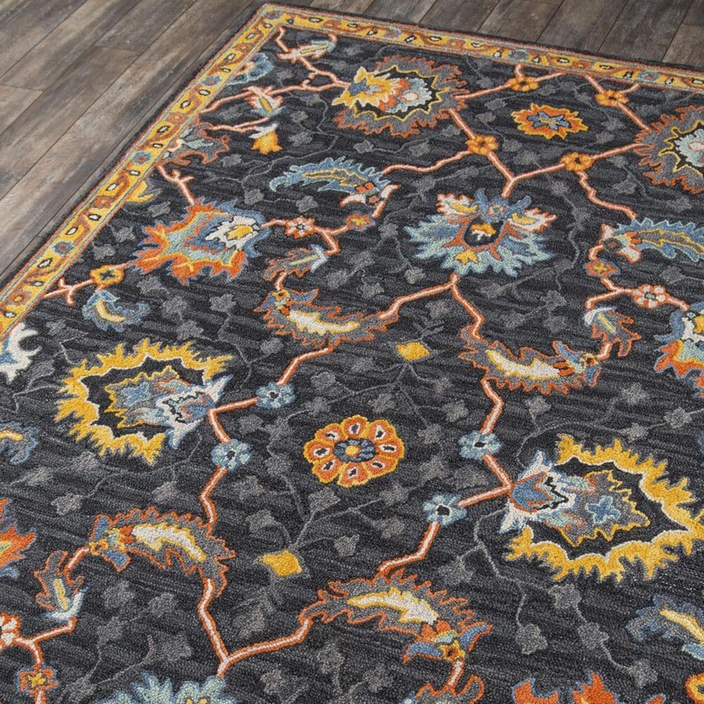 Momeni Ibiza IBI-03 8&#39; x 10&#39; Charcoal Area Rug, , large