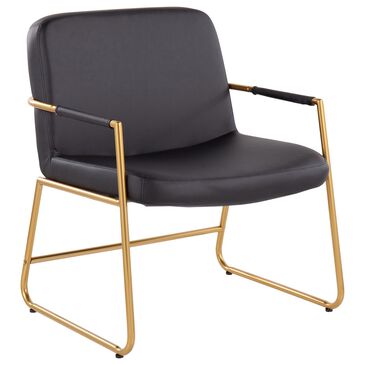 Lumisource Duke Accent Chair in Black, , large