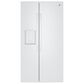 GE Appliances 24 Cu. Ft. Counter-Depth Side-By-Side Refrigerator with Extra Tall Dispenser and Energy Star in White, , large