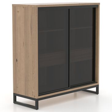 Declan Dining Loft 2-Door Buffet in Pecan Washed and Smoked, , large