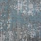 Feizy Cadiz 39FWF 13" x 20" Blue and Gray Area Rug, , large