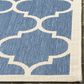 Safavieh Courtyard Indoor/Outdoor CY6914-243-4 4" x 5"7" Blue/Beige Area Rug, , large
