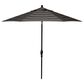 Garden Party 9" Harper Steel Stripe Auto Tilt Umbrella with Stand, , large