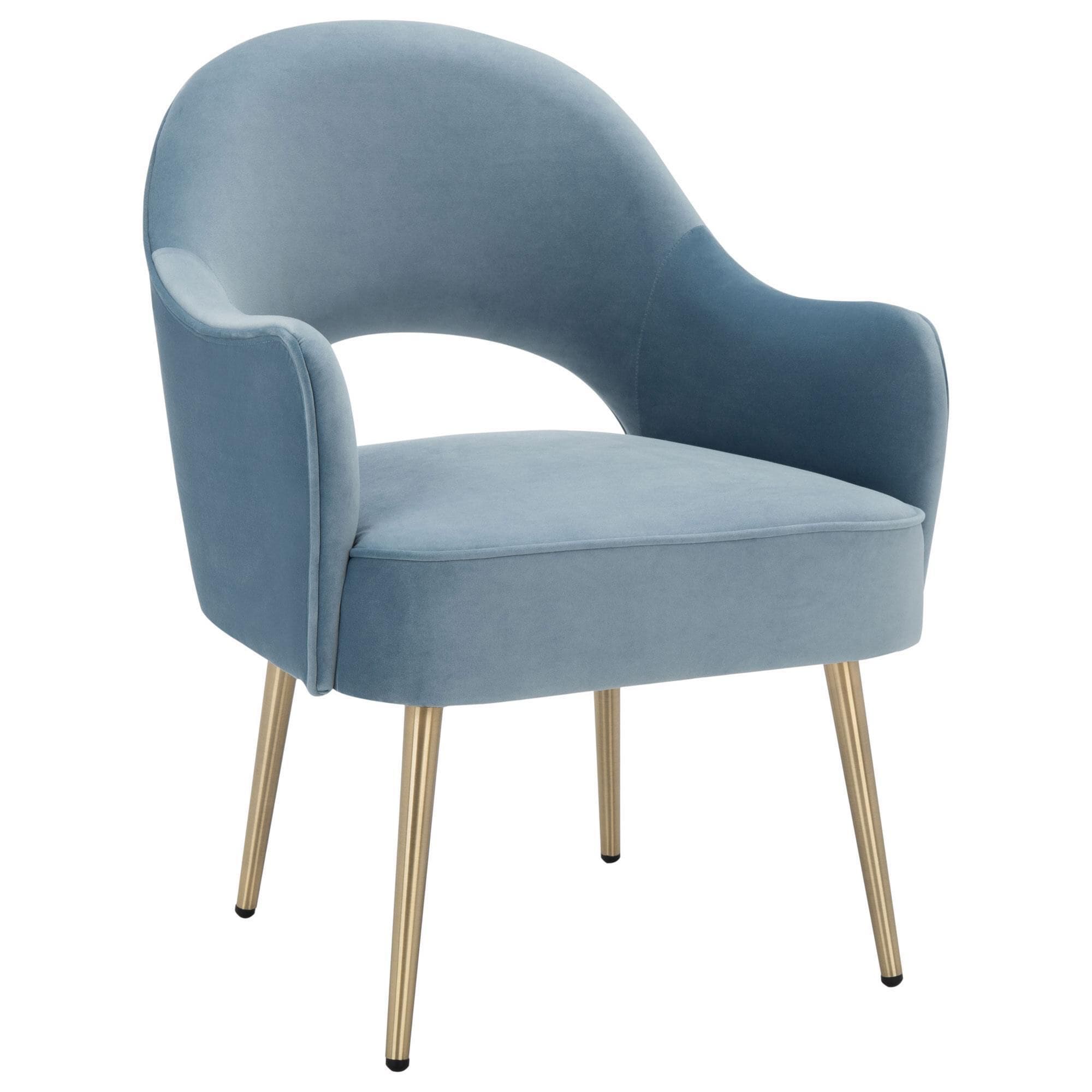Baby blue sales accent chair