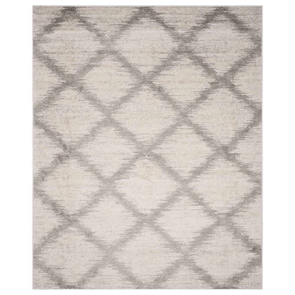 Safavieh Adirondack ADR122B 10" x 14" Ivory and Silver Area Rug, , large