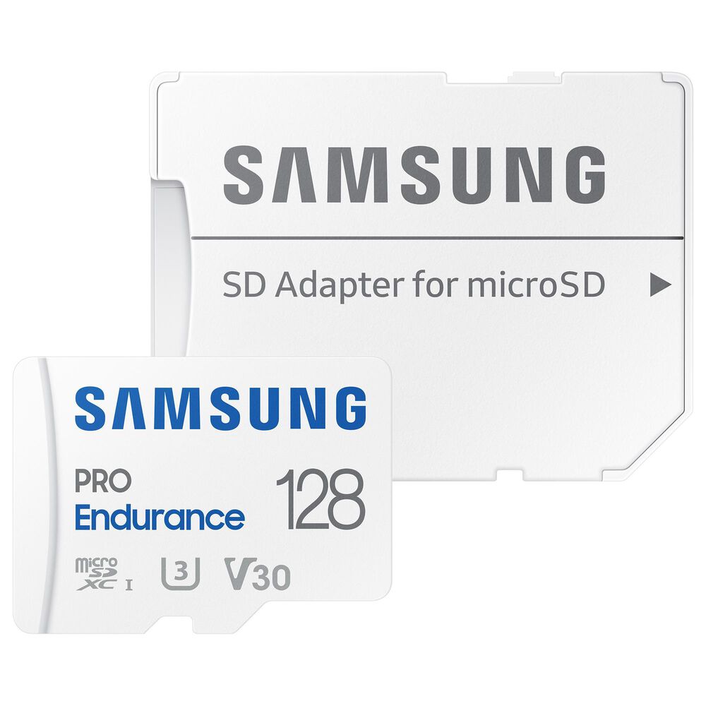Samsung PRO Endurance microSDXC Memory Card 128GB in White, , large
